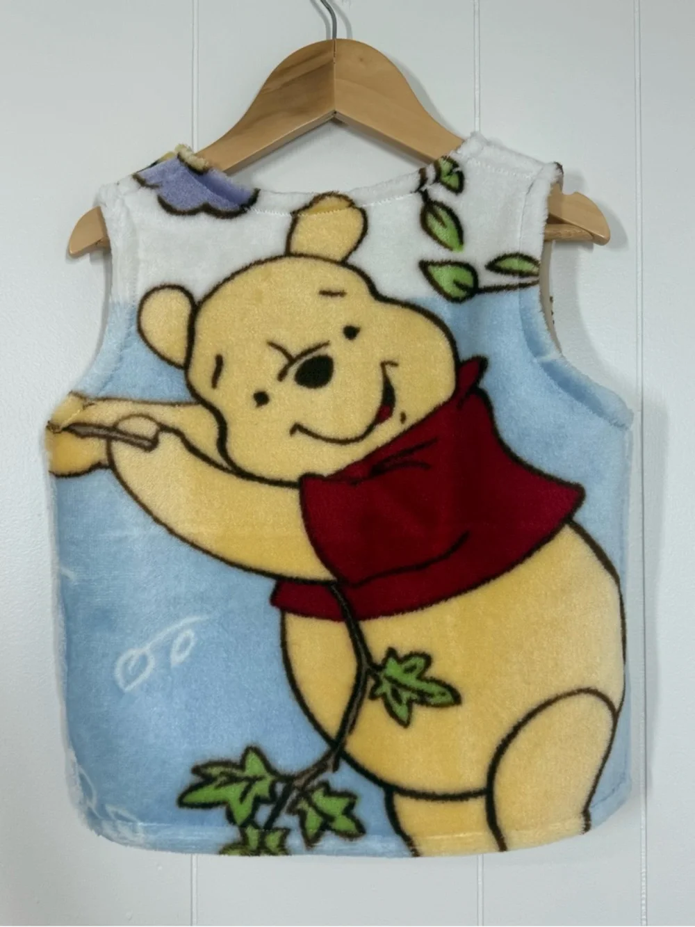 Remi Lyn & Co. Handmade Winnie The Pooh Plush Vintage Blanket Vest